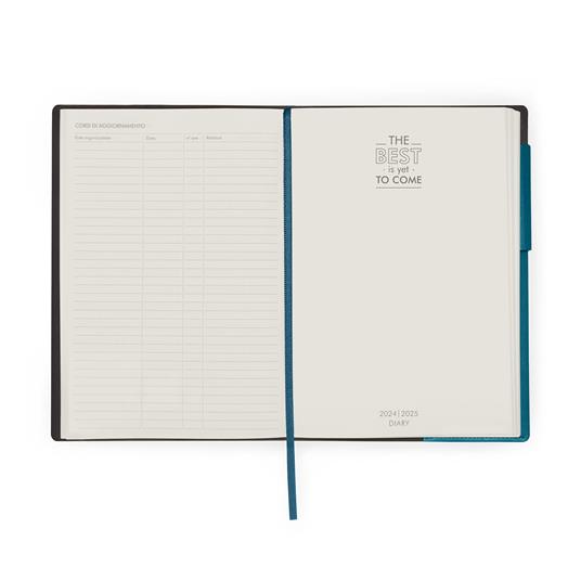 Agenda del docente settimanale Legami 2025, settimanale, 13 mesi, Large Weekly Diary - Teal Blue - 8