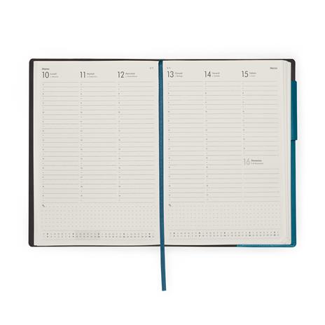 Agenda del docente settimanale Legami 2025, settimanale, 13 mesi, Large Weekly Diary - Teal Blue - 9