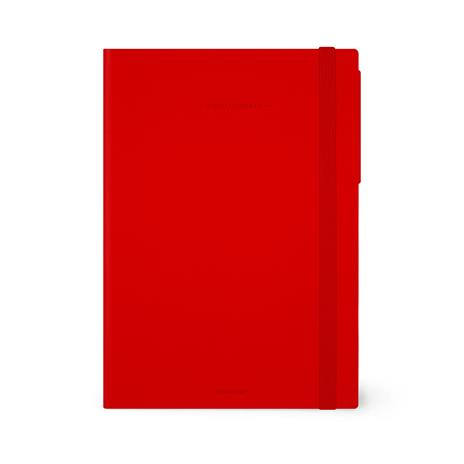 Agenda del docente settimanale Legami 2025, settimanale, 13 mesi, Large Weekly Diary - Radiant Red