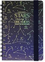 Agenda settimanale spiralata Legami 12 Mesi - 2025  - Small Weekly Spiral Bound Diary - Stars