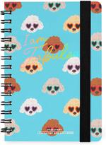 Agenda settimanale spiralata Legami 12 Mesi - 2025  - Small Weekly Spiral Bound Diary - Sky Blue Dogs