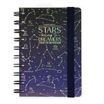 Agenda giornaliera spiralata Legami 12 Mesi - 2025  - Small Daily Spiral Bound Diary - Stars