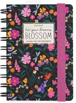 Agenda giornaliera spiralata Legami 12 Mesi - 2025  - Small Daily Spiral Bound Diary - Wildflowers