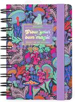 Agenda giornaliera spiralata Legami 12 Mesi - 2025  - Small Daily Spiral Bound Diary - Mushroom