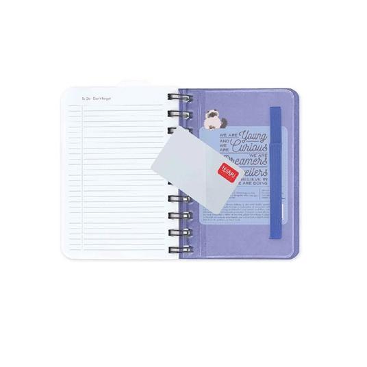 Agenda giornaliera spiralata Legami 12 Mesi - 2025  - Small Daily Spiral Bound Diary - Kitty - 3