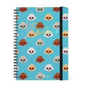 Cartoleria Agenda settimanale spiralata Legami 12 Mesi - 2025 - Large Weekly Spiral Bound Diary - Sky Blue Dogs Legami