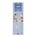 Calendario da Muro 2025 Legami - Dogs Of The World - 16 x 49