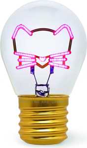 Idee regalo Bulb Fiction - Lightbulb-Shaped Table Lamp - Lampada Kitty gatto Legami