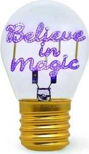 Idee regalo Bulb Fiction - Lightbulb-Shaped Table Lamp - Believe In Magic Legami