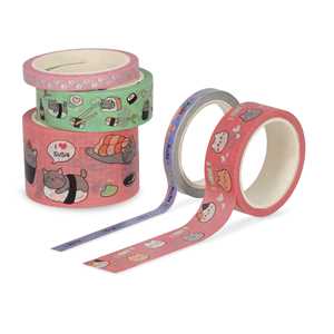Cartoleria Set 5 nastri adesivi Legami - Kitty Legami