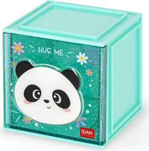 Cartoleria Box componibile organizzatore da scrivania per cancelleria Legami - Panda Legami