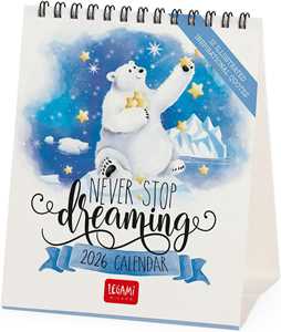 Cartoleria Calendario 2026 da Tavolo - Aphorisms - 12 x 14,5 cm Legami