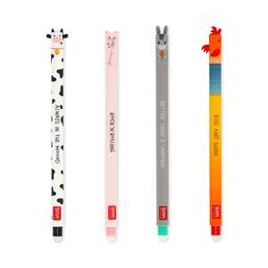 Cartoleria Set 4 penne gel cancellabili Legami - Farm Sweet Farm Legami