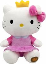 Joy Toy Hello Kitty principessa in peluche ecologico 25 cm in mini shopper di carta, Multicolore