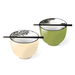 Set 2 Ciotole Ramen Con Bacchette Wd Lifestyle