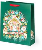 Sacchetto Regalo Legami Christmas, Gingerbread House - Large