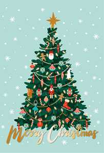 Cartoleria Biglietto auguri Natale Legami, Xmas Tree, Greeting Cards - 11,50 x 17 cm Legami