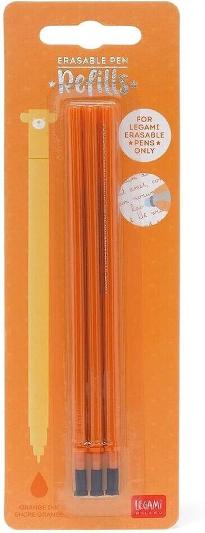 Refill penne cancellabili 3 pezzi - Orange