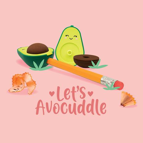 Let'S Avocuddle - Temperamatite con gomma - Avocado - 2