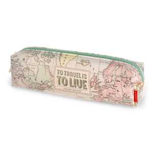 Cartoleria Astuccio Transparent Pencil Case - Travel Legami