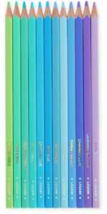 Cartoleria Live Colourfully - Set di 12 matite colorate - Ocean Palette Legami