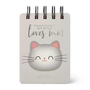 Cartoleria Mini taccuino a righe con spirale fantasia gatto - Notebook Kitty Legami