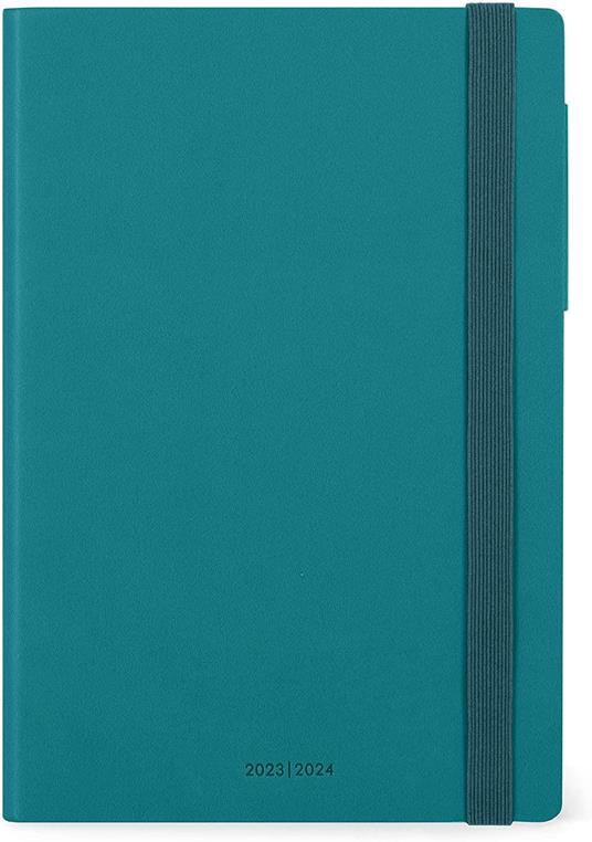 Agenda 2023-2024 Legami, 18 mesi, settimanale, medium, con notebook, colors  - CRYSTAL BLUE - Legami - Cartoleria e scuola | Feltrinelli
