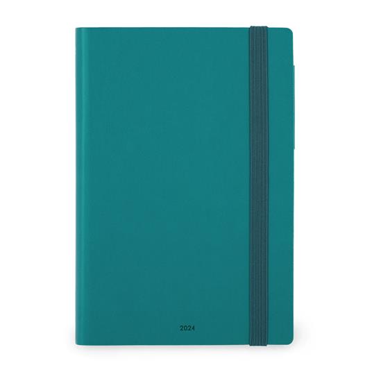 Agenda 2023-2024 Legami, 12 mesi, giornaliera, medium, colors - MALACHITE GREEN