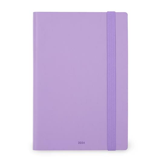 Agenda 2023-2024 Legami, 12 mesi, settimanale, medium, con notebook, colors - LAVENDER