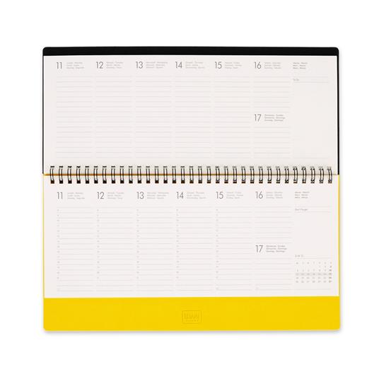 Desk Planner Legami 2024, 13 mesi, colors - YELLOW FREESIA - 2