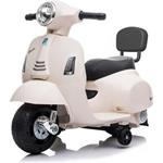 Mini Vespa Piaggio Con Schienale Bianca