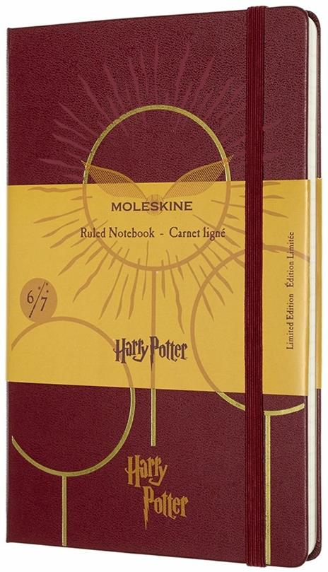 Taccuino Moleskine a righe Harry Potter Book 6. Rosso - Moleskine -  Cartoleria e scuola | Feltrinelli