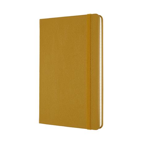 Taccuino Moleskine Classic Leather Large a righe copertina rigida Open Box. Giallo - 2