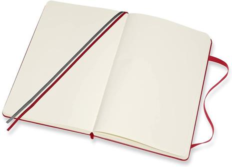 Taccuino Moleskine Expanded Large a pagine bianche copertina rigida. Rosso - 4