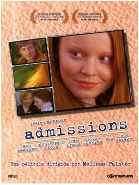 Admissions di Malissa Painter - DVD