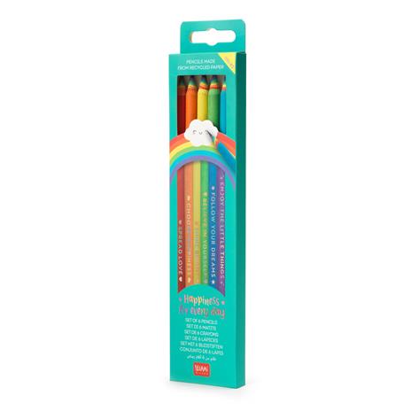 Set di Matite Legami - "Happiness For Every Day - 6 Matite HB Graphite Pencils" - 7