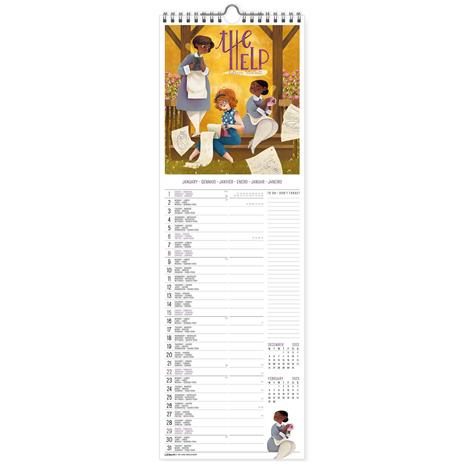 Calendario Legami 2023, carta non patinata, Book Lover's - 16 x 49 cm - 3