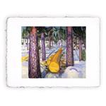 Stampa d''arte Pitteikon di Edvard Munch Il tronco giallo, Original - cm 30x40