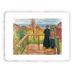 Stampa d''arte Pitteikon di Edvard Munch Pioggia 1902, Miniartprint - cm 17x11