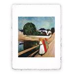 Stampa d''arte Pitteikon di Edvard Munch  Ragazze sul ponte, Magnifica -  cm 50x70