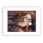 Stampa d''arte Pitteikon di Edvard Munch Il giorno dopo 1895, Miniartprint - cm 17x11