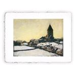 Stampa d''arte di Edvard Munch - Vecchia chiesa di Aker 1881, Original - cm 30x40