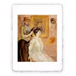 Stampa Pitteikon di Berthe Morisot La pettinatrice del 1894, Miniartprint - cm 17x11