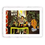 Stampa Pitteikon di Henri Matisse Interno con vaso etrusco, Miniartprint - cm 17x11