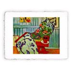 Stampa Pitteikon di Henri Matisse Natura morta con geranio, Miniartprint - cm 17x11