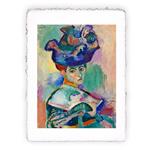 Stampa Pitteikon di Henri Matisse - Donna con cappello 1905, Miniartprint - cm 17x11