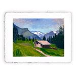 Stampa Pitteikon di Henri Matisse - Alpi della Savoia - 1901, Miniartprint - cm 17x11