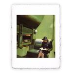 Stampa Pitteikon di Edward Hopper - Compartment Car del 1938, Original - cm 30x40