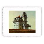 Stampa Pitteikon di Edward Hopper House by the railroad 1925, Miniartprint - cm 17x11