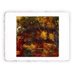 Stampa Pitteikon di Claude Monet Ninfee del 1918, Miniartprint - cm 17x11